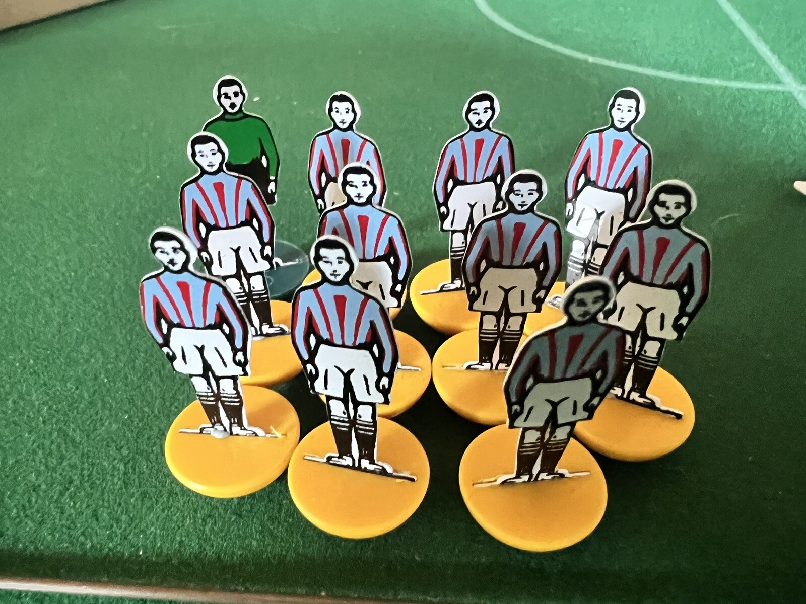 Subbuteo celluloid flats Crystal Palace ref 40(b) on Replica Bases eBay