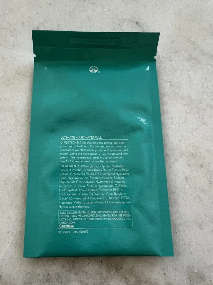 LOT of 5 Nu skin Ultimate Waterfull Masks - Image 2 of 2