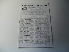 1981 Crayford Final " Truman Marathon " 870m race card greyhound racing Dog form