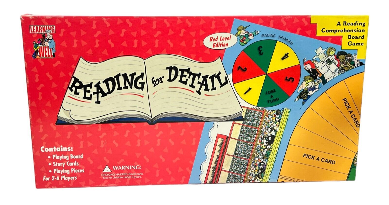 Boost reading comprehension with Learning Well Red Level Reading for Detail game  -image