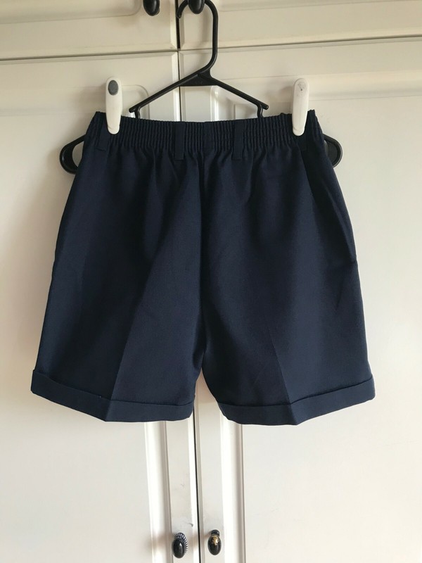 NWOT K-12 Gear Girls Uniform Shorts size 8-1/2 Blue 