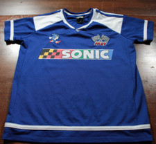 Vintage Sonic the Hedgehog Racing Jersey Youth XL Gotta Go Fast Sega