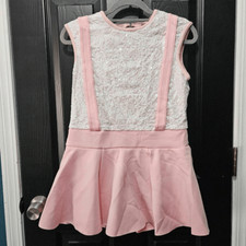 Weissman NWOT child XXL pink and white dance costume jazz tap solo