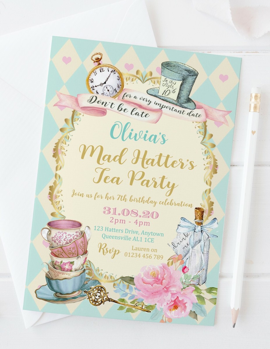 Alice In Wonderland Tea Party Invitations alice-in-wonderland-tea-party-invitations