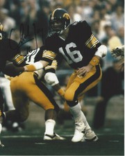 CHUCK LONG - UNIVERSITY OF IOWA QB - SIGNED AUTHENTIC 8X10 PHOTO w/COA NCAA 