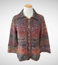 Christopher  Banks Multicolor Buttondown Cardigan Bell Sleeves, Size S