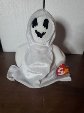TY Beanie Baby - SHEETS the Ghost Tag w/protector
