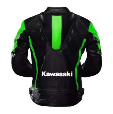 Kawasaki Ninja Motorbike Leather Jacket Motorcycle Racing
