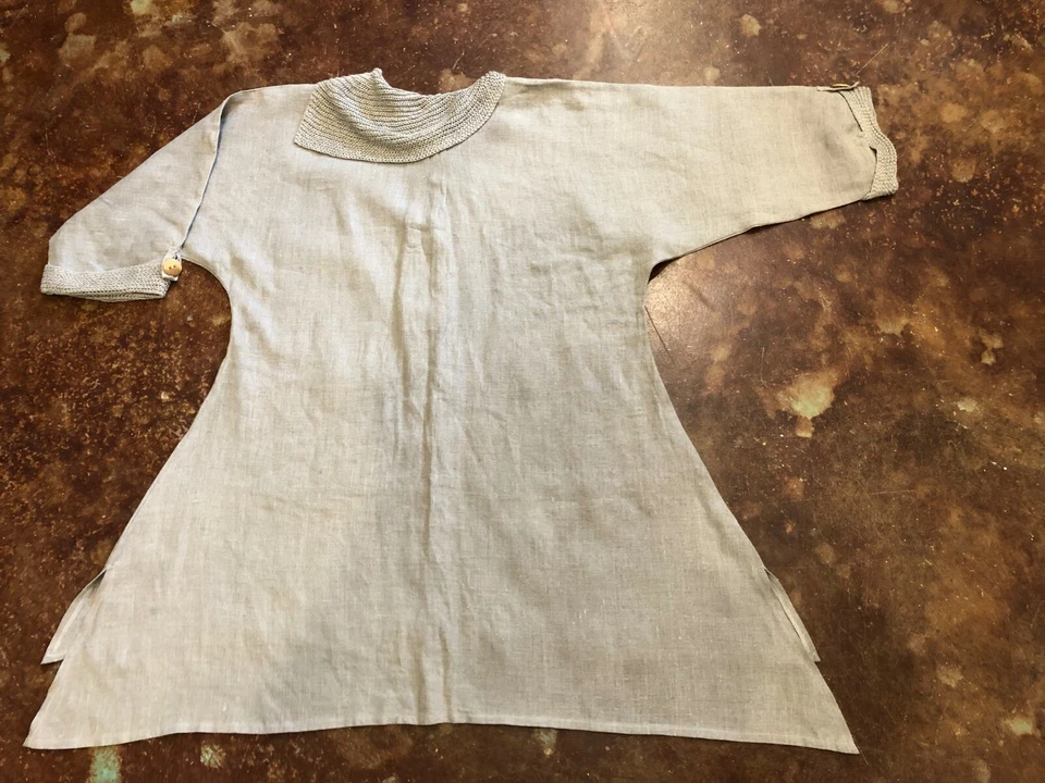 Chaqueta Habitat Clothes To Live en lino oveja-vintage de lino natural.Talla M Foto 2 de 4