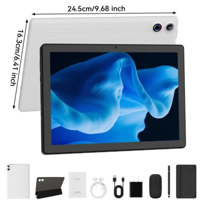 KOTSREN Tablet 10.1 Zoll Android 15 mit 20(3+17)GB RAM 64GB ROM Bluetooth 1080*800 WIFI