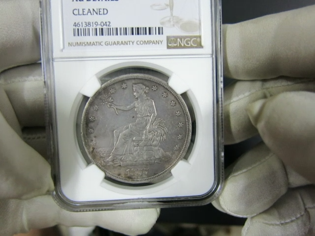 Trade Dollar Dollar 1877 S NGC AU Details | eBay