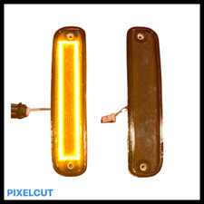 1973-1980 Chevrolet Gmc Truck Smoke Led Side Marker Light Pair Chevygm Suburban