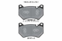 Bremsbelagsatz FÜR Audi Q5 (Fyb, Fyg), Audi Q5 Sportback (Fyt) - Textar 2619601