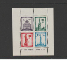 Frz. Zone Baden Bl. 1 A postfrisch einwandfrei