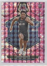 2024 Panini Mosaic Rookies Pink Camo Mosaic Prizm Javon Baker #380 1e3h