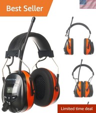 Over-Ear Headphones with Noise Reduction  Digital AM/FM Radio for Comfort