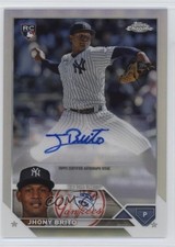 2023 Topps Chrome Update Auto Refractor 298/499 Jhony Brito #AC-JBR Auto 6o3