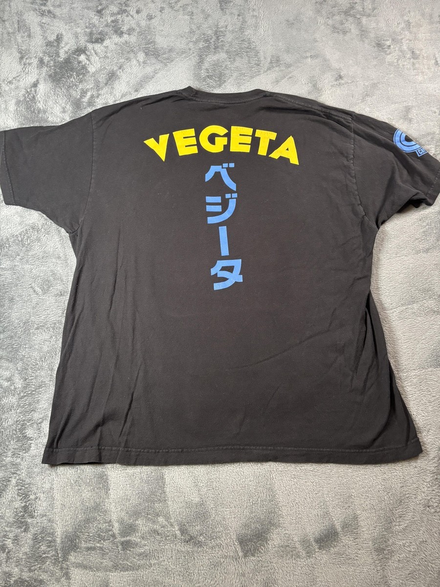 Dragon Ball Z Vegeta Shirt Mens 2XL Black Super Saiyan Capsule Corp Anime Tee View 5