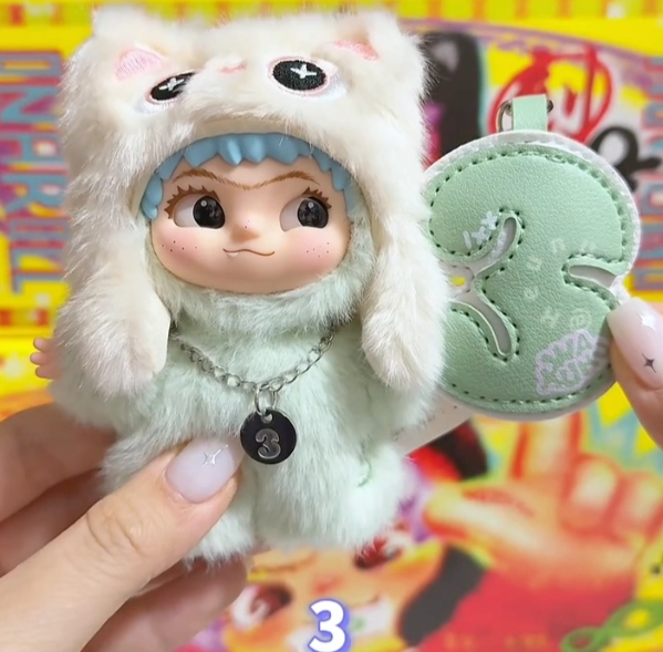 Wakuku On A Roll Series Vinyi Plush Doll Blind Box Confirmed
