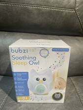 NEW Bubzi Co Baby Soothing Sleep Owl Sound Machine and Night Light Projector