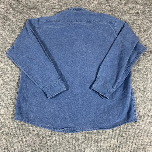 Vintage Five Brother Shirt Mens Large L Blue Flannel Button Up Grunge 90s USA, Size L, $21.2 - Photo 10