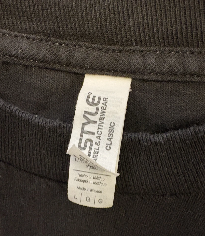 Camiseta Fuct Question Authority Grande, Negra Foto 3 de 4