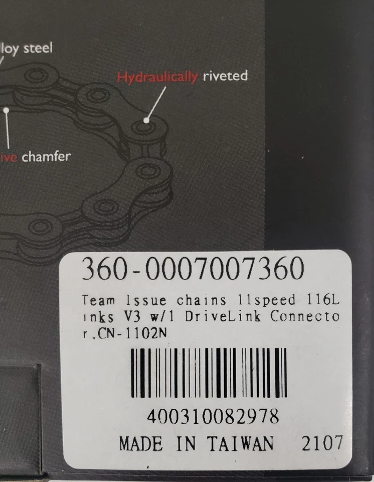 FSA Team Issue 11-Speed Chain 116 Links NEW Part #360-0007007360 Free Shipping - Image 3 of 3