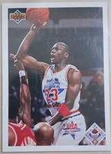 Michael Jordan - 91-92 Upper Deck #48 All-Star Checklist