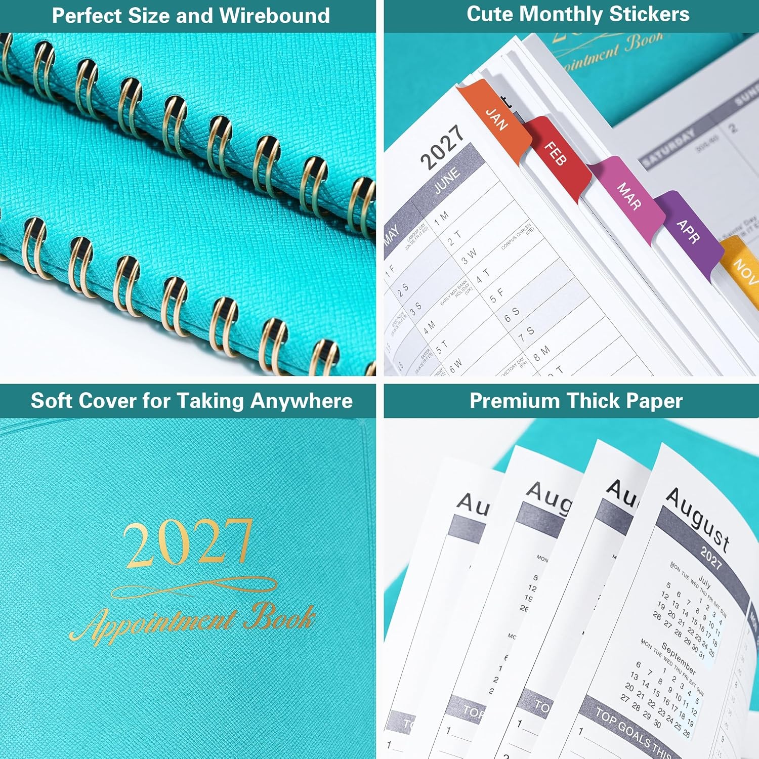 Appointment Book/Planner 2027 - Weekly Appointment Book 2027, 8.26