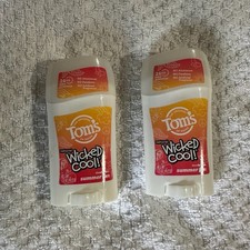 2x Tom's of Maine Wicked Cool Natural Deodorant for Kids, Summer Fun, 1.6 oz.
