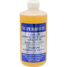 SuperBrite Rhodium Plating Solution 1 Gram Me...