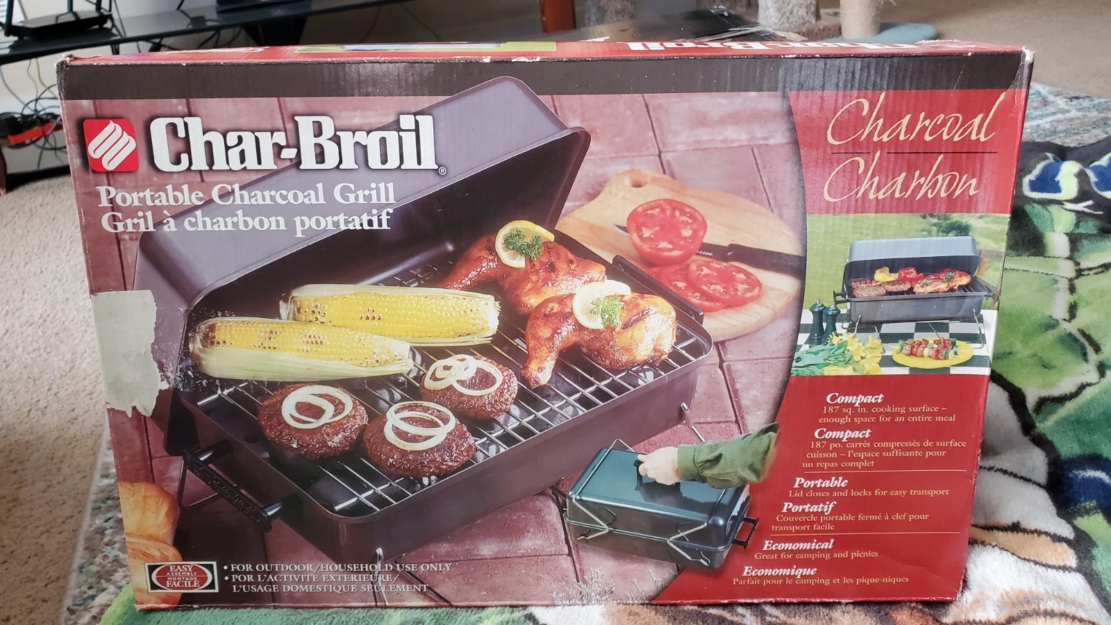 NEW Char-Broil Portable Charcoal Grill Camping Sporting Events Tailgating