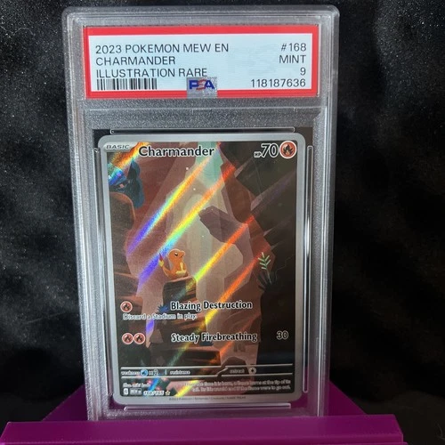 Charmander 168/165 Pokemon 151 Illustration Rare #168 MINT PSA 9
