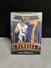 2025 Panini Select - Select Numbers Brian Thomas Jr. #9