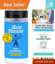 Lemon Powder Sink Refresher & Odor Eliminator - 16 oz Natural Cleaning Delight