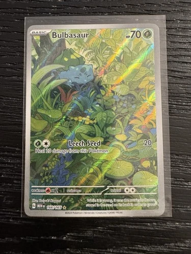 Pokemon Bulbasaur Illustration Rare SV Scarlet & Violet 151/166 NM Condition