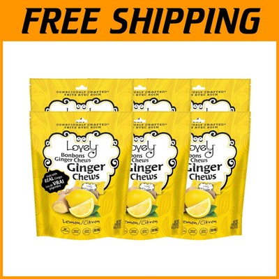 Ginger Chews for Digestive Support, 6-Pack