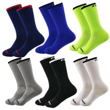 5 Pairs Man Cycling Socks Sport Road Bicycle Socks Bike Breathable Mesh Racing R