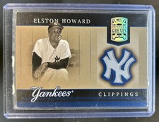 2005 Donruss Greats Elston Howard Yankee Clippings Material #YC-15 Yankees