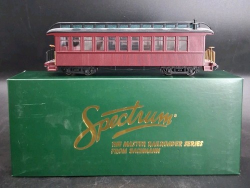 Coche de observación Bachmann Spectrum 26298 On30 iluminado sin letras borgoña negro | Zustand: Used
