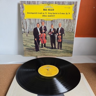Drolc Quartet REGER String Quartet in D minor Op.74 - DG 2530 179 Free P&P 
