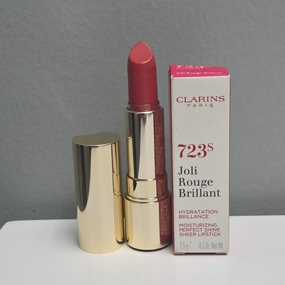 Clarins Joli Rouge Brillant Perfect Shine Sheer Lipstick 723S Raspberry