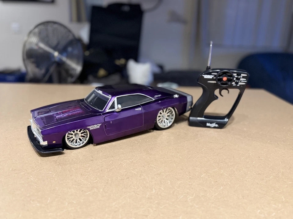 Редкий Maistro Rc Pro Rodz Dodge зарядное устройство фиолетовый отсутствует аккумулятор - Изображение 2 из 4