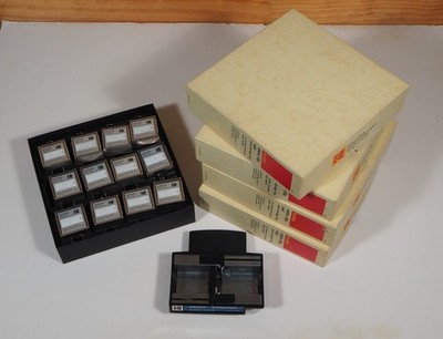 Kodak Stack Loader and (4) Slide Clip Sets, all boxes and instructions