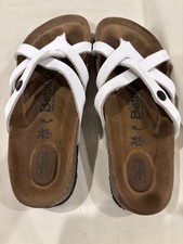 Betula by Birkenstock Vinja Flip Flops Sandals Shoes Womens Size6 Brown Croc