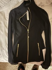 lululemon define jacket black gold zipper 4