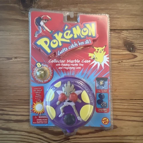 Hitmonchan Collector Marble Case - Pokemon #107 Toy Biz 2000 Vintage