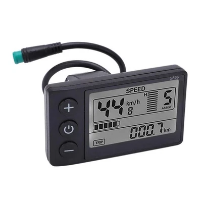 1 x Wasserfestes Universal Elektrofahrrad Tacho LCD Display für Scooter - Bild 1 von 4