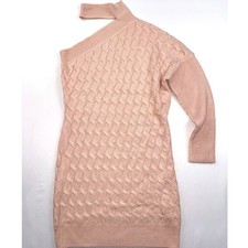 Venus Sweater Dress One Shoulder Long Sleeve ...