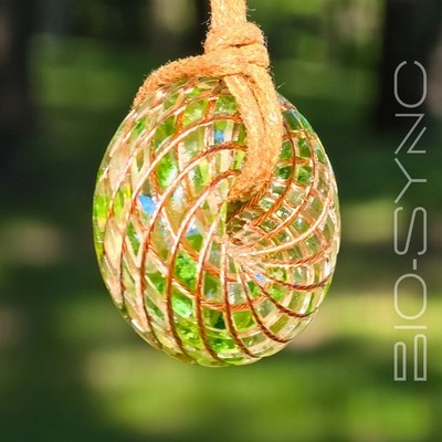 Phi Torus Vortex Energy Pendant Emerald Aura 12 Chakra Dynamic Lightbody Spiral 